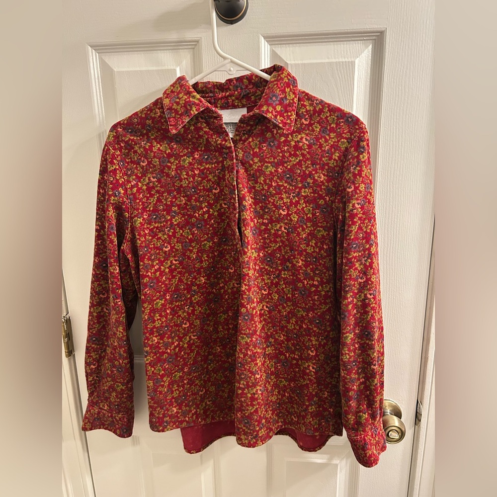 Blair Floral Shirt, Size Medium